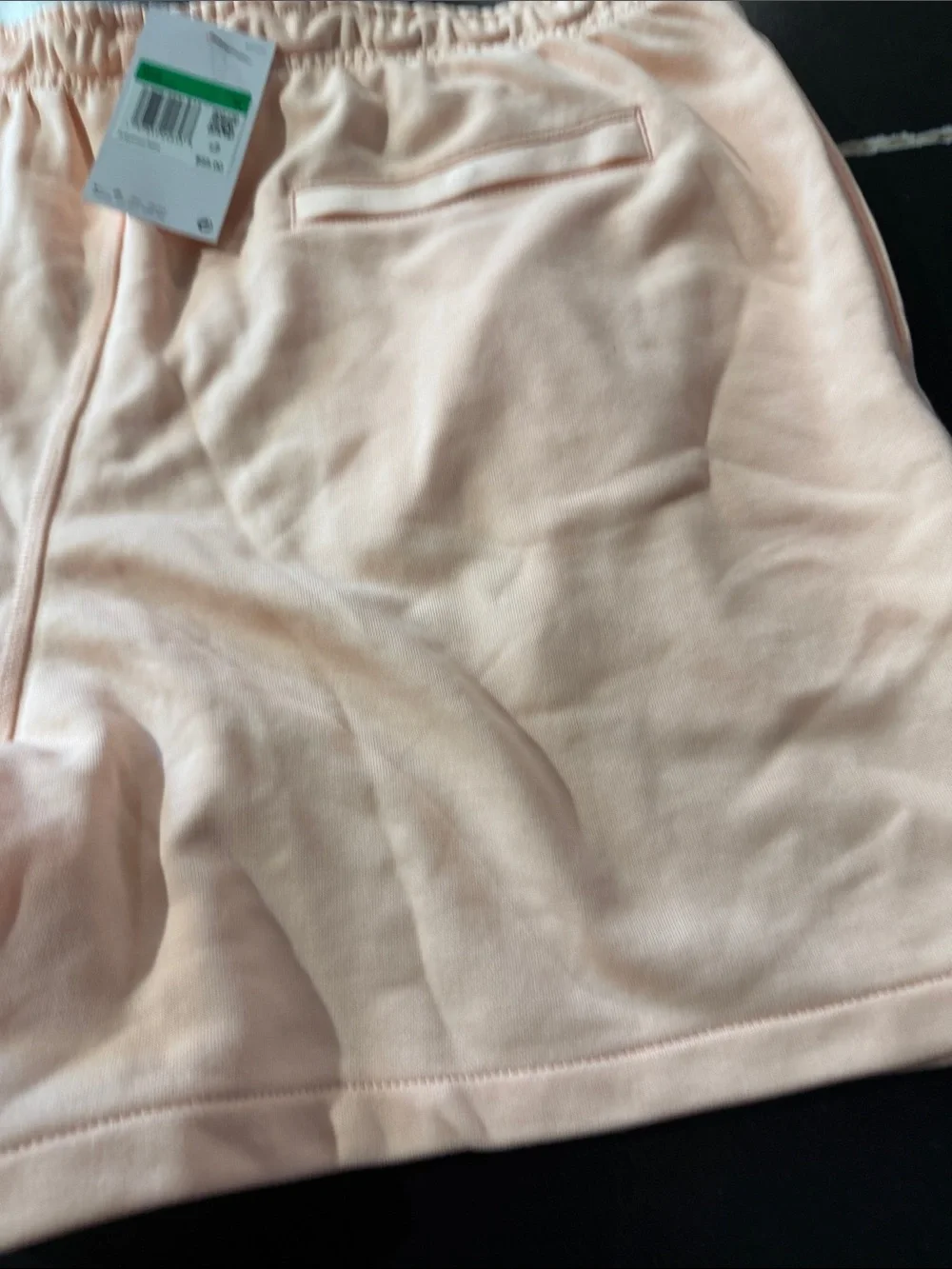 Nike Men's Light Peach Drawstring Athletic Shorts
